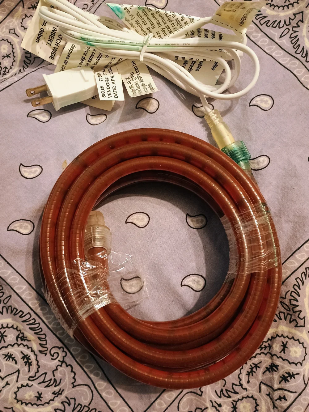 18 FT Accent Super Bright Rope Light Kit - RED LIGHT